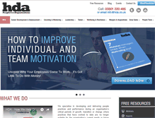 Tablet Screenshot of hda.co.uk